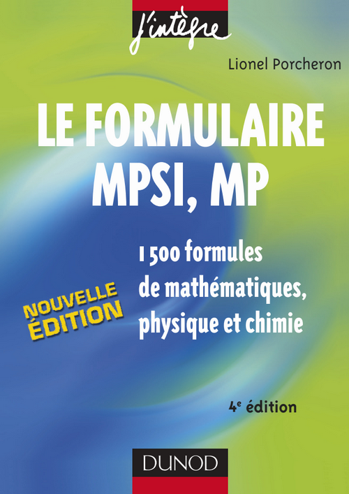 Le Formulaire MPSI, MP